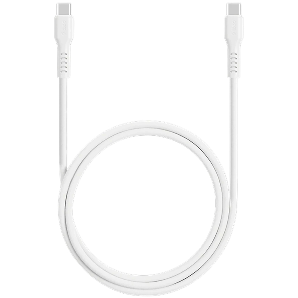 ttec USB-C - USB-C 60W PD/QC Fast Charging/Data Cable, 120cm, White