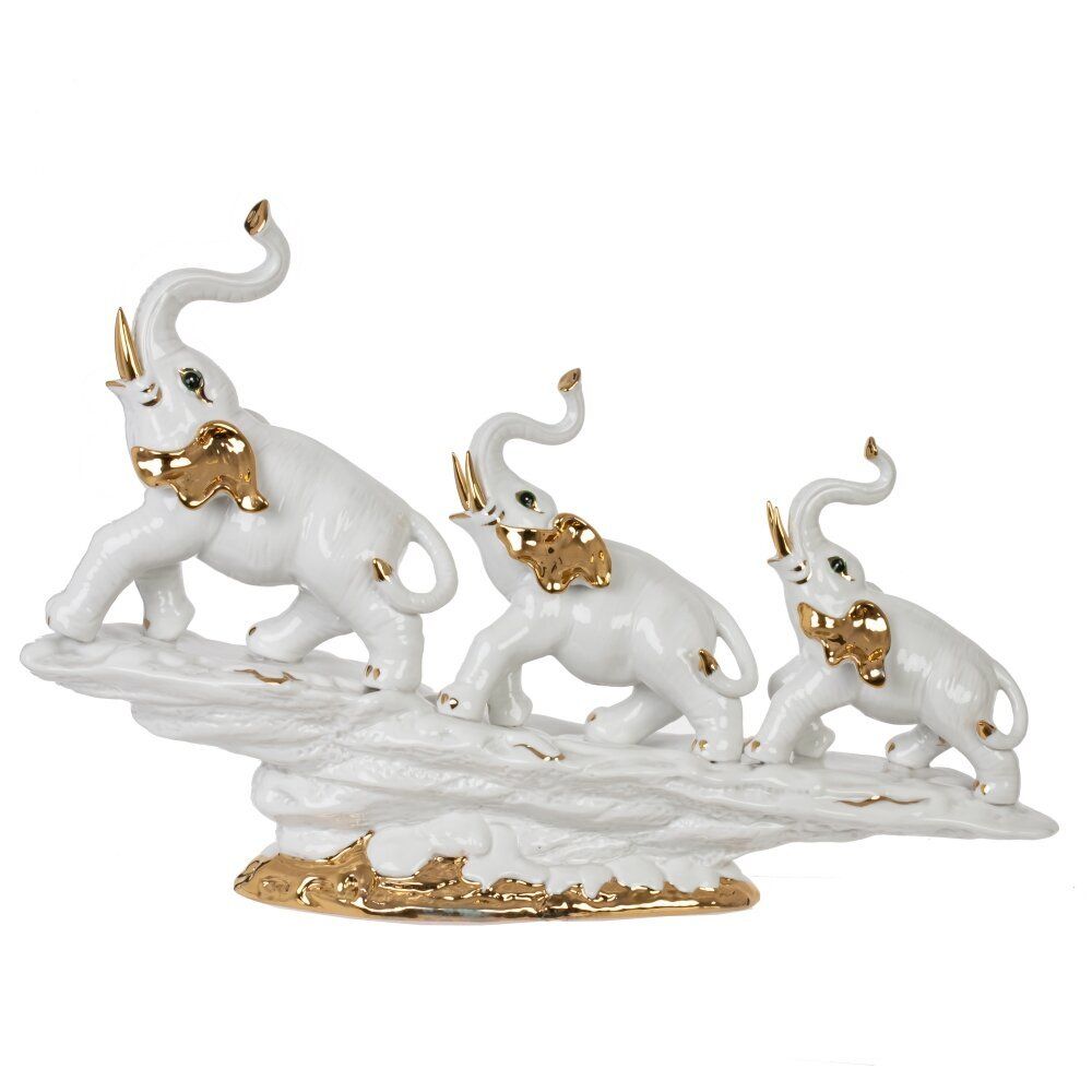 GAEM Фигурка декоративная "Слоны", L43 W12 H29 см