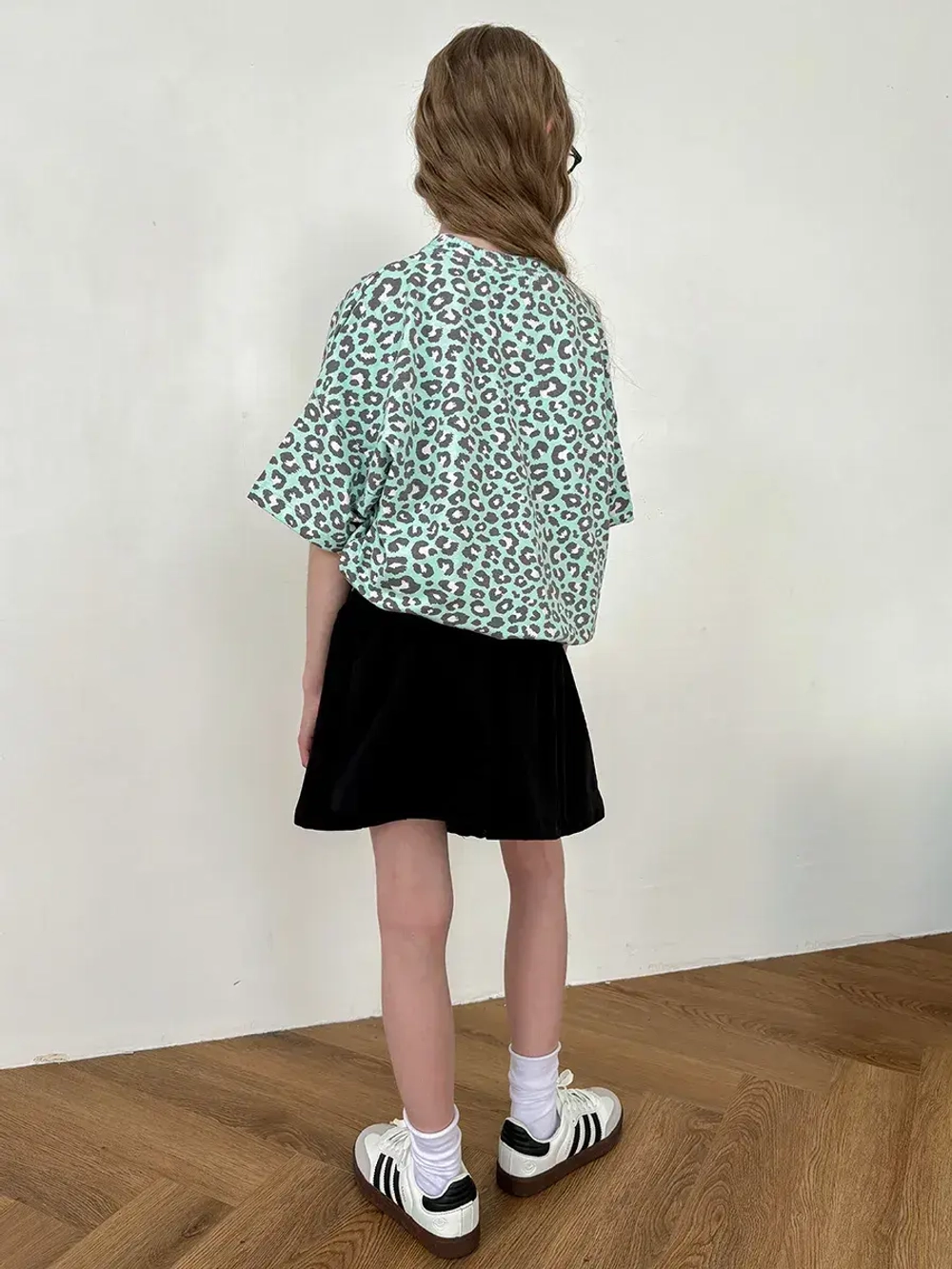 Футболка для девочки леопард