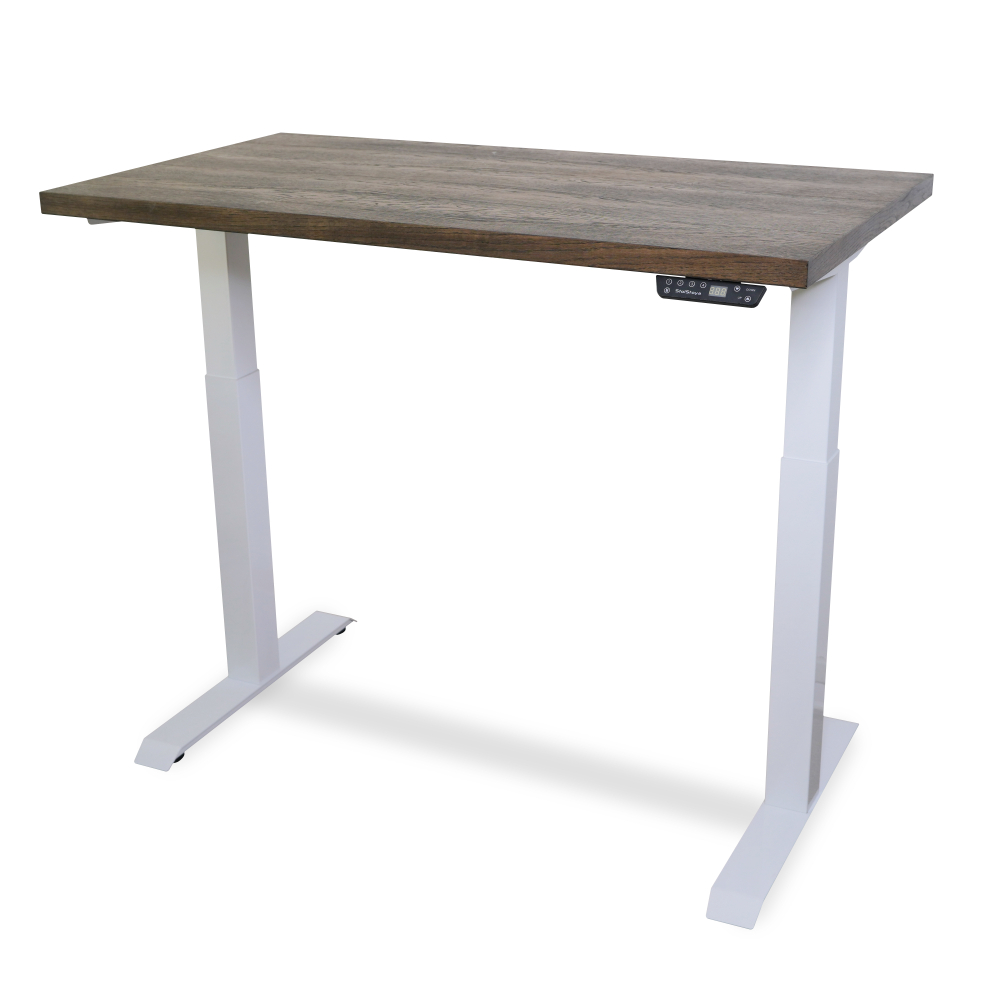 Регулируемый компьютерный стол Motor UP с регулировкой по высоте — столешница МДФ дуб мореный