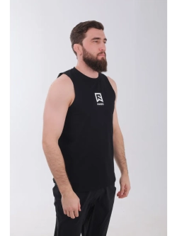 Спортивная футболка майка тренировочная без рукавов