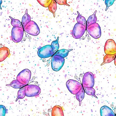 Акварельные бабочки