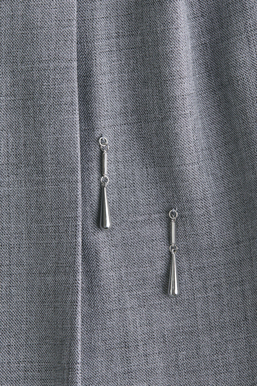 H&M Брюки с бисером, серый