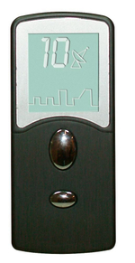 Черный виброэлемент с пультом управления - 8 см. (Цвет: черный)