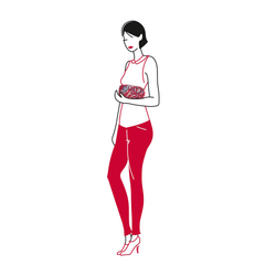 Косметичка multicase paisley ruby