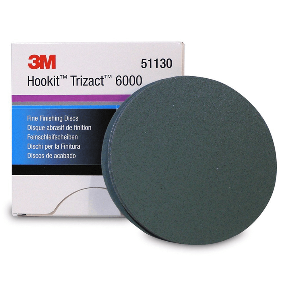 3M Hookit Trizact 443SA 51130 Fine Finishing Disc P6000 150mm