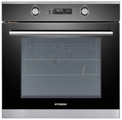Духовой шкаф Hyundai HEO 6648 IX серебристый/черный