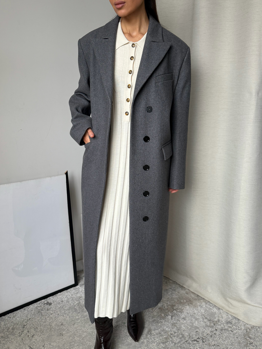 Шерстяное пальто 1811 Eighteen One One, XS