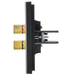 FORTE&PIANO Аудиорозетка 4-местная FP639M металл шампань IEK