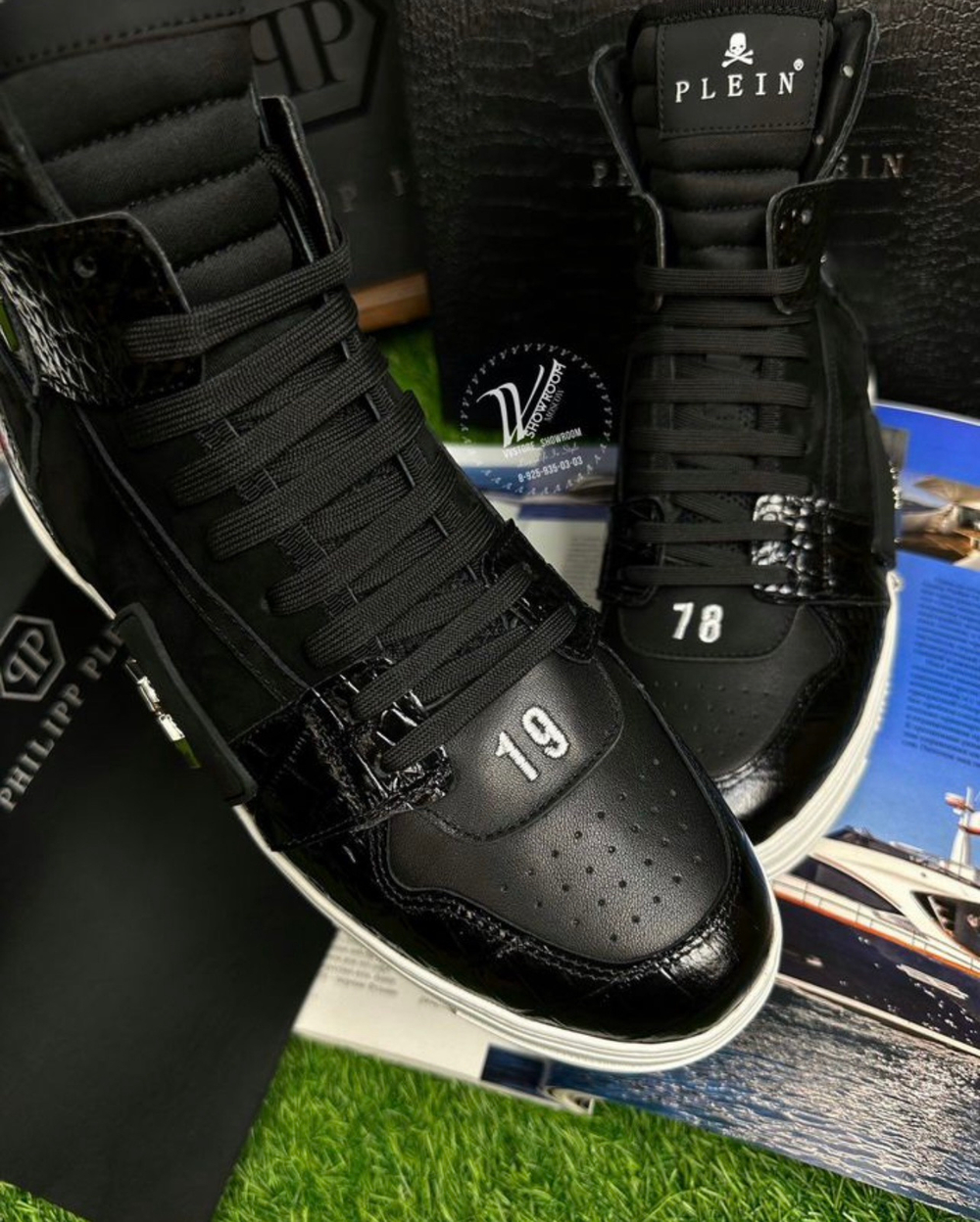 Кроссовки Philipp Plein Phantom Hi-Top