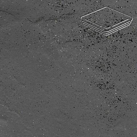 Paradyz Semir Grafit - Ступень угловая с капиносом структурная 330x330x11