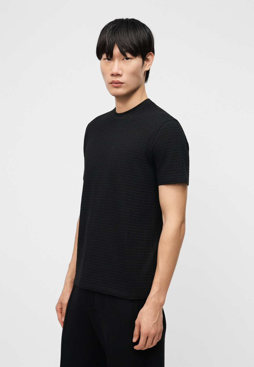 Emporio Armani Футболка с принтом - Чёрный