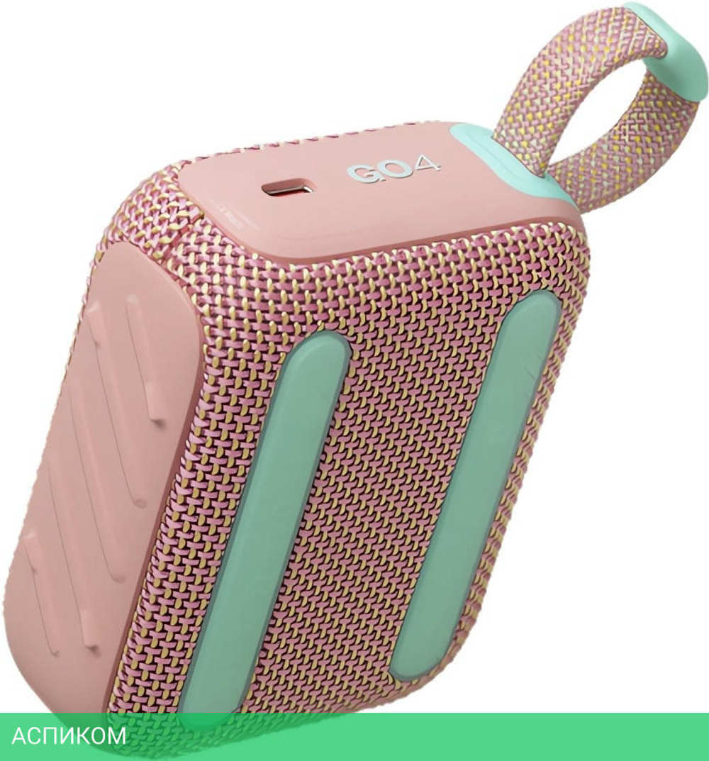 Беспроводная колонка JBL Go 4 Pink (JBLGO4PINK)