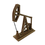 Деревянный механический конструктор декоративная Нефтяная качалка (KUDRIAVSKIY)