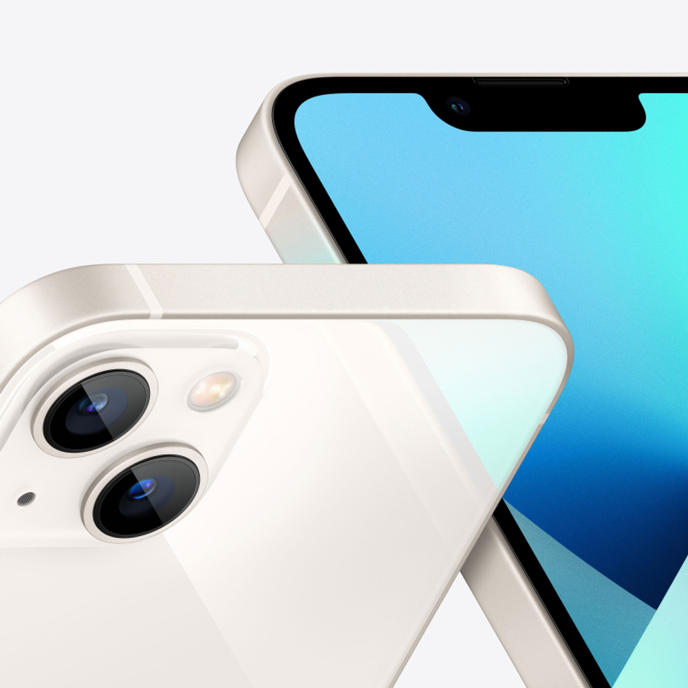 Смартфон Apple iPhone 13 256 ГБ («Сияющая звезда» | Starlight) SIM + eSIM