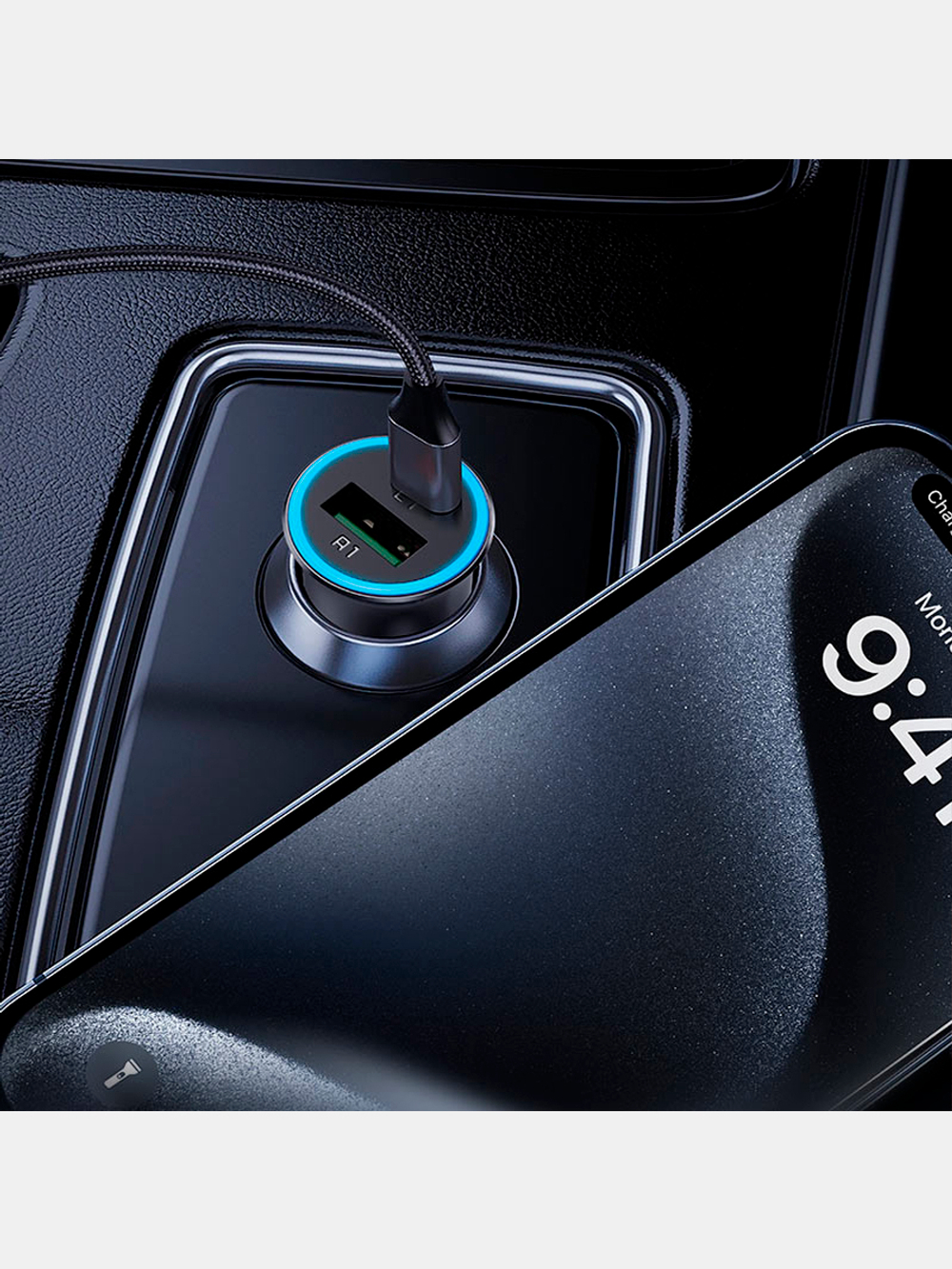 Автомобильное зарядное устройство USB и Type-C ACEFAST B16