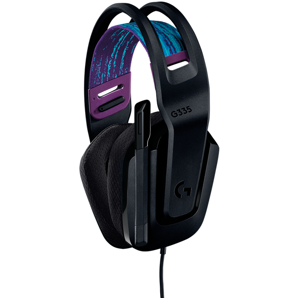 LOGITECH G335 Wired Gaming Headset - BLACK - 3.5 MM