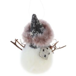 GAEM Изделие декоративное подвесное "Снеговик", L11,5 W6 H13 см, 2в.