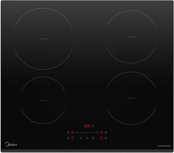 Индукционная стеклокерамич. панель Midea MIH64707F