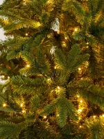 Елка с гирляндой «Барокко» (Литая+пвх) 120 см / 1,2 м