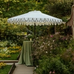 Зонт профессиональный Ø3 м Theumbrela Semsiye Evi Avocado Clips, черный, натуральный, черный