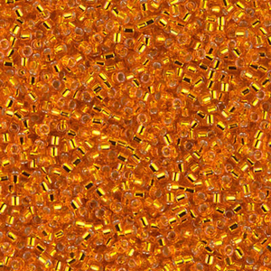 Miyuki Delica 11/0 Silver Lined Orange DB0045