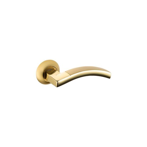 Дверная ручка Bussare Solido A-37-10 золото/матовое золото