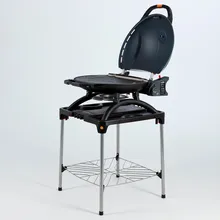 Портативный газовый гриль O-Grill 900MT bicolor black-silver + адаптер А