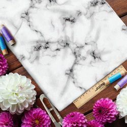 Ткань дюспо белый мрамор