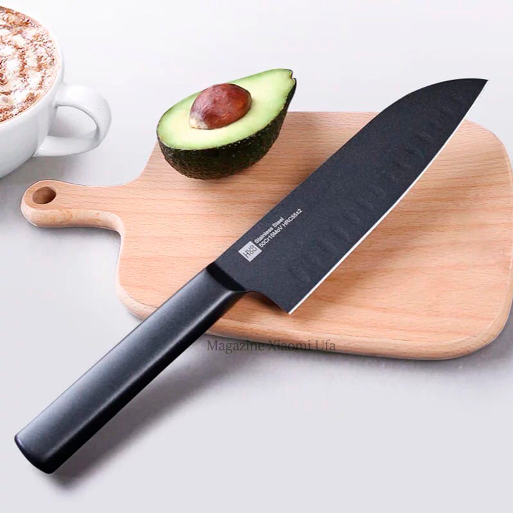 Набор ножей Xiaomi Huo Hou Heat Cool Black Non-stick Knife Set
