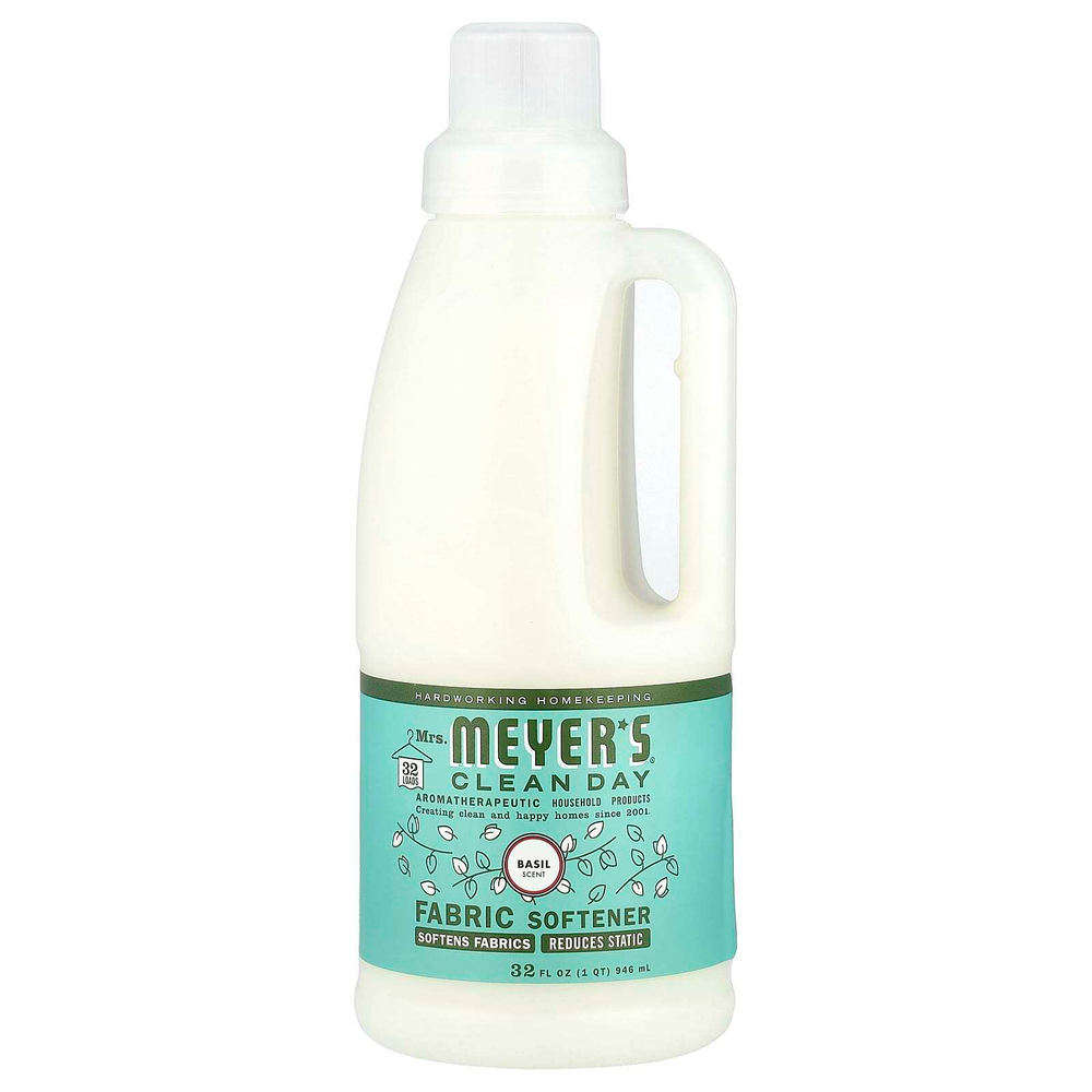 Mrs. Meyers Clean Day, кондиционер для белья, с ароматом базилика, 946 мл (32 жидк. унции)