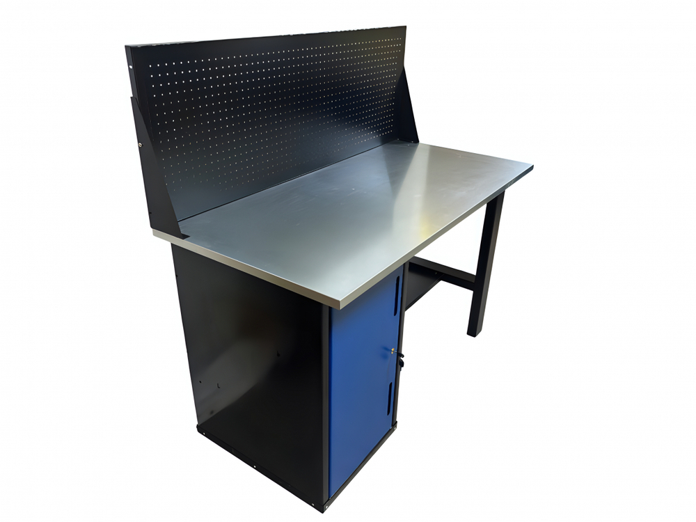 Верстак инструментальный GWT-V1400TL1 Great Wolf, тумба с дверью, экран, 1400x700