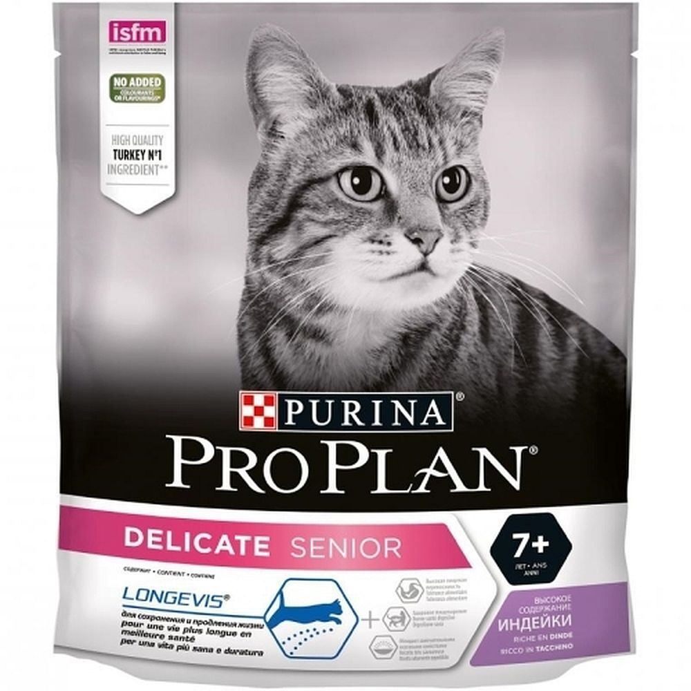 Pro Plan 400г Delicate корм для кошек с Чув. Пищ-м