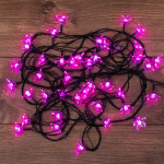 Гирлянда светодиодная "Цветы Сакуры" 50 LED РОЗОВЫЕ 7 метров с контроллером