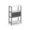 Shelf System Односекционный стеллаж трехярусный с ящиками SN.STM-312 Белый/Антрацит/Металл Антрацит
