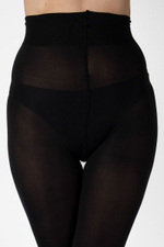 Шелковистые колготки из наномикрофибры (Размер: XL) (Цвет: черный)