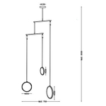 Pendant design lamp  Focus by YUJI OKITSU (система из lampshades)