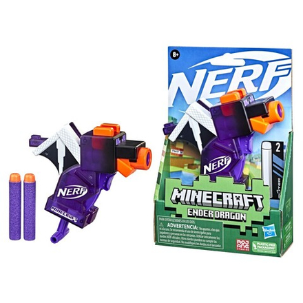 Hasbro Nerf - Лаунчер Microshots Minecraft Micro Ender Dragon F4423 / артикул   F4417 F4423  / GTIN 5010996131133
