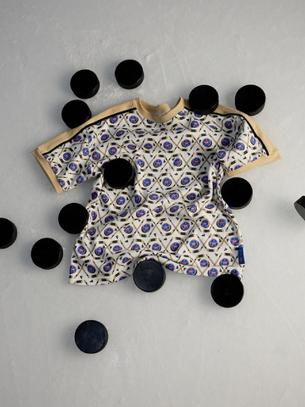 Футболка Mjölk х СКА Ice Hockey, с контрастной отделкой