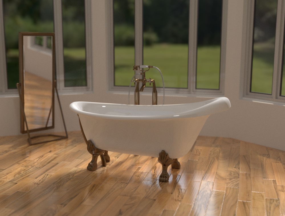 Ванна из литьевого мрамора Castone Даллас 170x82