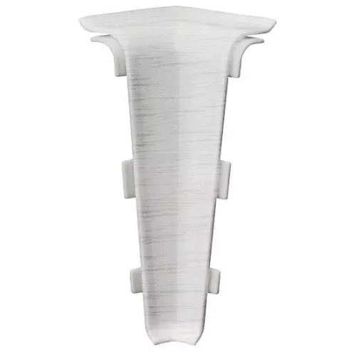 Угол внутренний для плинтуса ПВХ Aberhof 70мм, 7007 Каштан Жирона (2 шт)