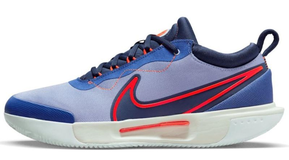 Мужские кроссовки теннисные Nike Zoom Court Pro Clay - lapis/bright crimson/midnight navy