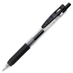 Ручка гелевая Zebra Sarasa Clip 1.0 чёрная