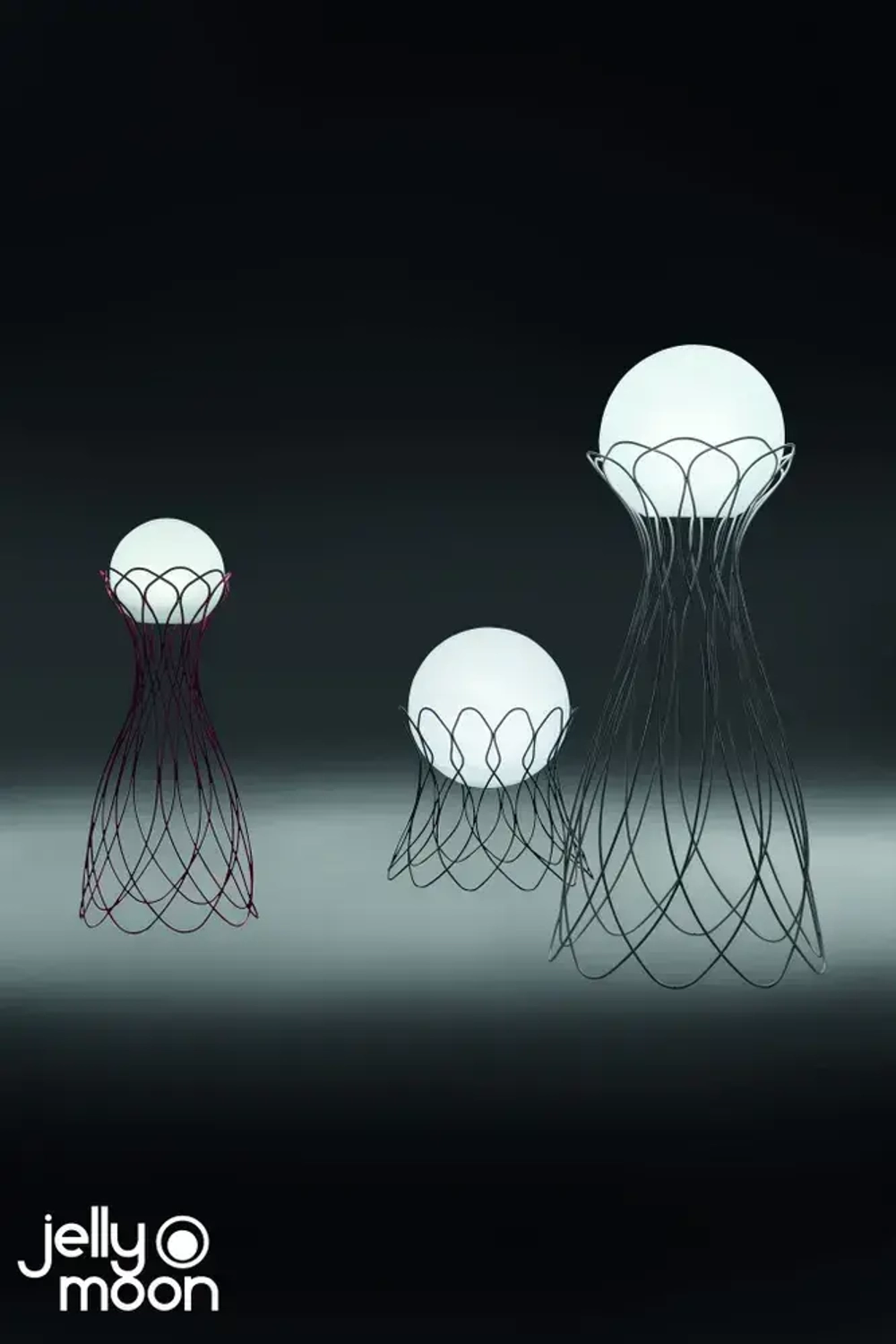 Уличный одноцветный светильник шар 60 см, от сети 220 В