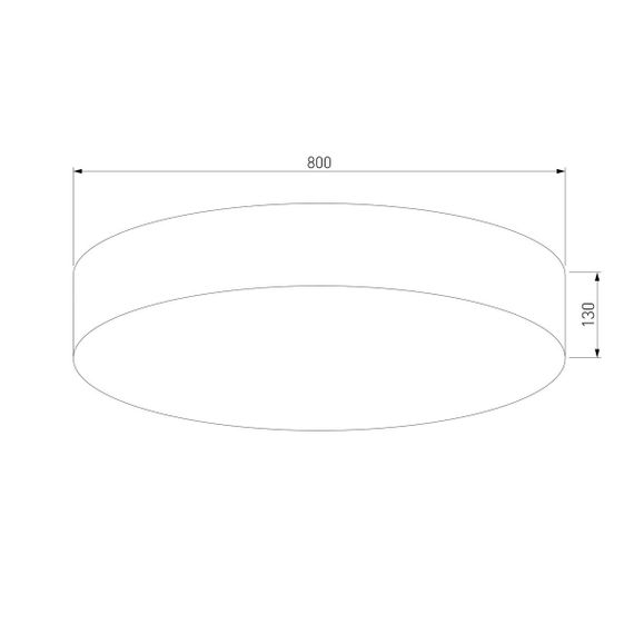 Потолочный светильник TK Lighting 2443 Rondo White