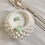 Пусеты салатовые