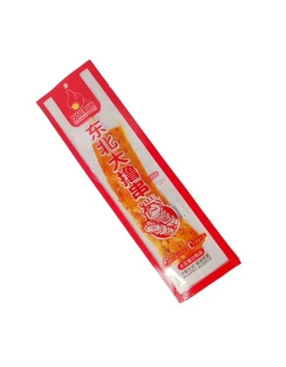 Соевая закуска HUOWANGPAO с ОСТРЫМ ВКУСОМ на шпажке 15гр