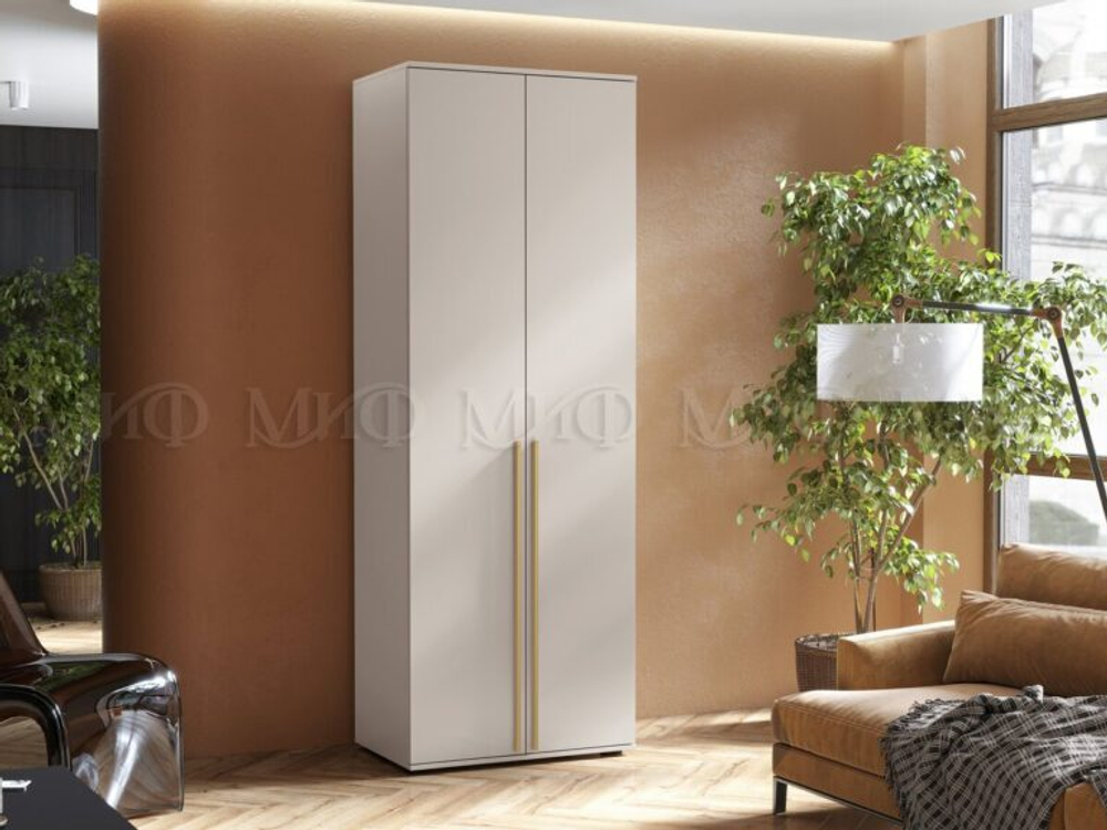 Норд Шкаф 2-х ств.(800)(золото) (Кашемир) фабрика МиФ