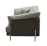 Диван ARTE NAPPA SF035 (3-х местный) серый/темно-серый #6623