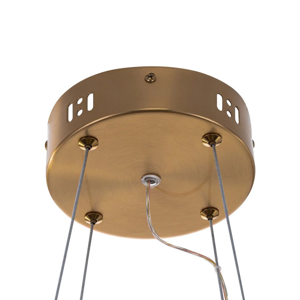 Citilux Sheldon CL339143 LED Люстра хрустальная с пультом Бронза